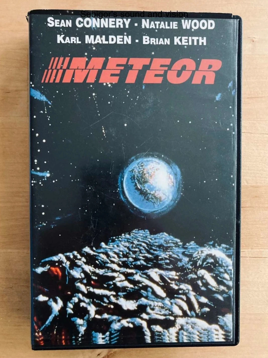 Cassette VHS Meteor Sean Connery.